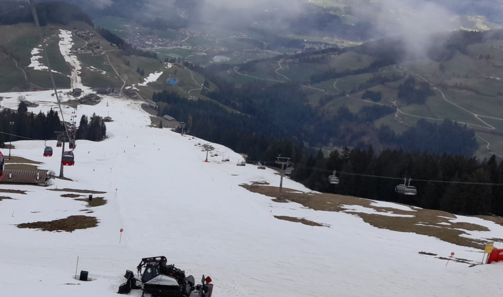 Blick Richtung Hochsöll: im Hintergrund Hans im Glück