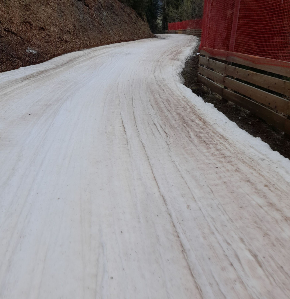 Ziehweg nach Hochsöll: es gab noch wesentlich schlimmere Stellen