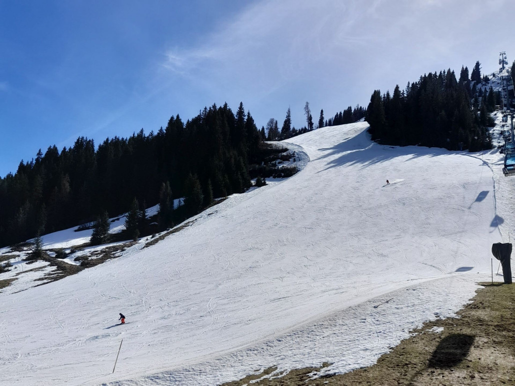 Talabfahrt Scheffau oberhalb Neualm