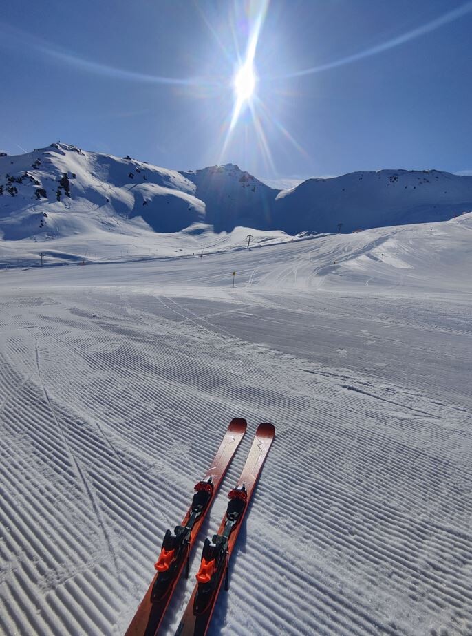 Anschnallen und los bevor die Horde kommt ( kamen nicht mehr viele)