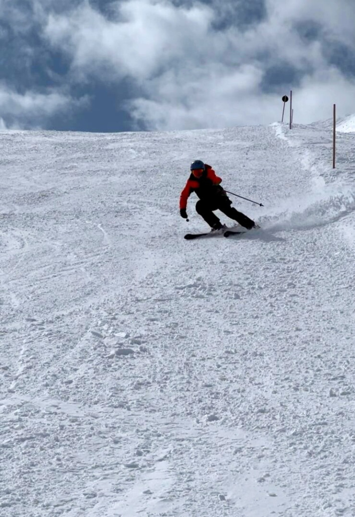 so toller Schnee zw. Wimbachkopf und Marchkopf schwarze 12 und 13