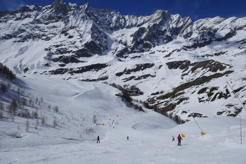 Talabfahrt nach Cervinia