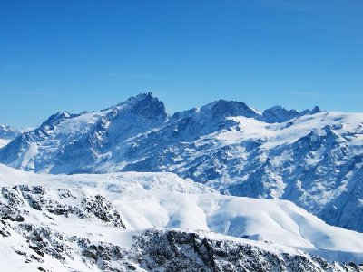 La Meije und Le Rateau in ihrer vollen Pracht!