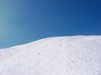 &amp;quot;Col de Cluy&amp;quot;-Steilhang (250-300 Hm in diesem Stil!) in seiner vollen Breitenpracht!