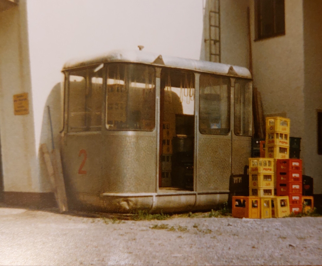 Die 36-Personen-Silberlinggondel von den Jenbachwerken aus dem Jahr 1956