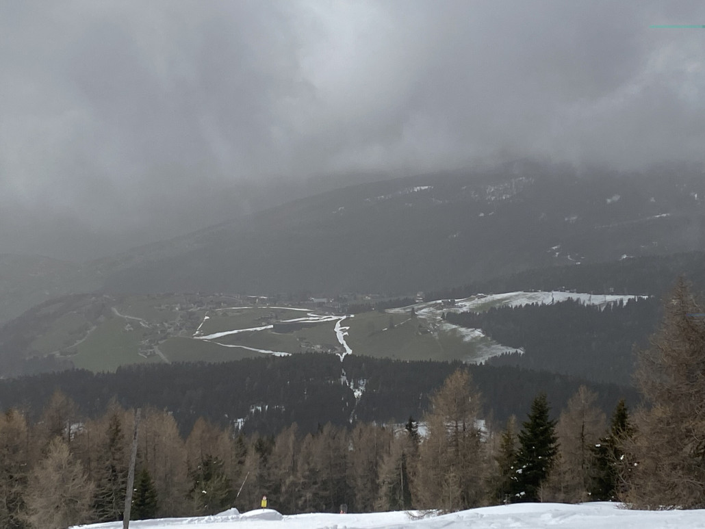 Samstag, Gitschberg, Blick auf Meransen