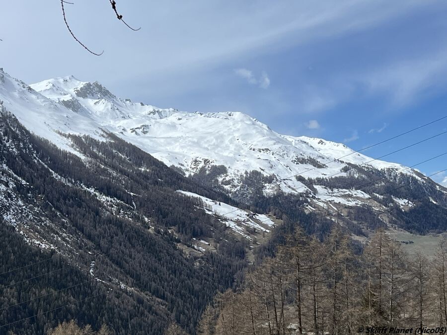 Blick auf Télé-Evolène (Chemeuille)