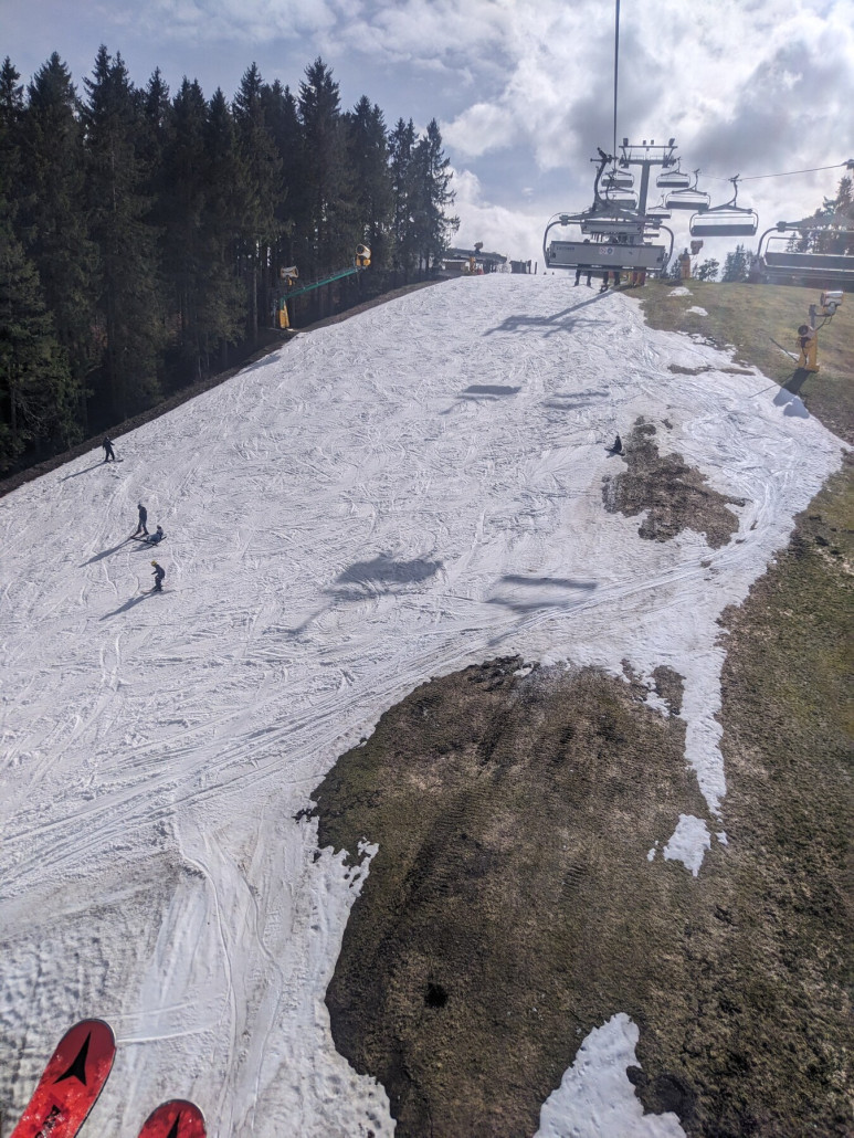Weltcuppiste am Nachmittag