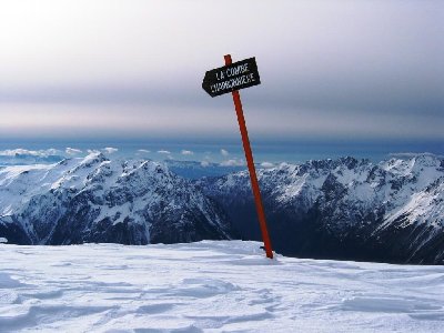 Rechts Belledonne, im Hintergrund Chartreuse.