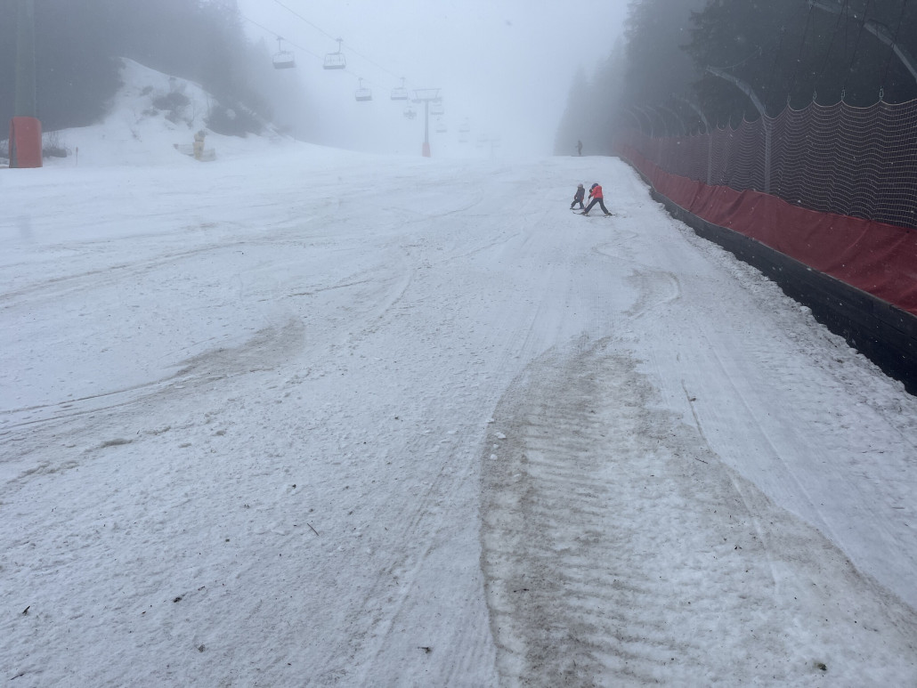 Und es hat für einige „First Lines“ gereicht auf dem nassen Blutschnee