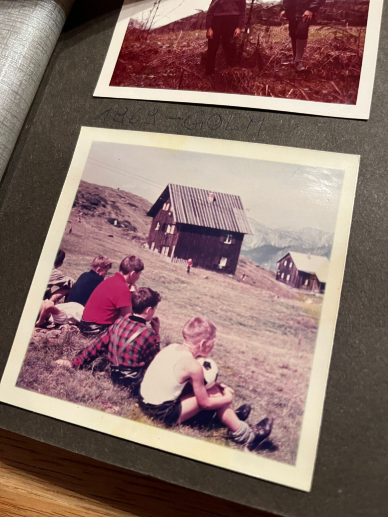 Mein Vater - 1964 am Golm. In diesem Bereich ist heute das Golmi Land.