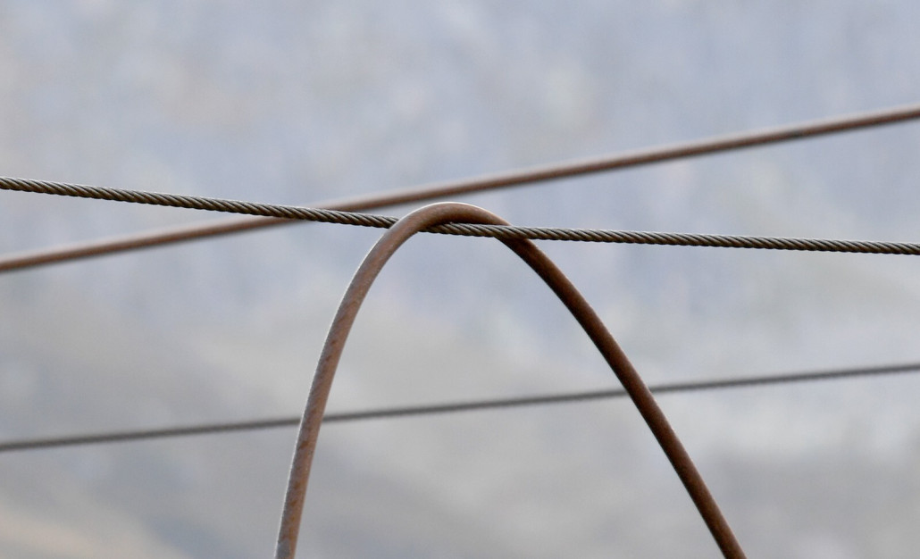 Seltener Tragseilüberwurf (Tragseilüberschlag)