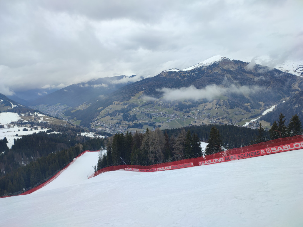 Saslong als Schlussgang, noch gut fahrbar.