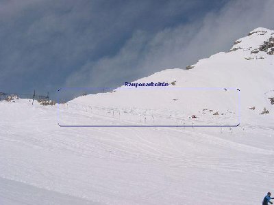 Bei meinem Urlaub im April boebachtet. Schon damals Verschiebungen im oberen Bereich des Gletscherseeliftes.