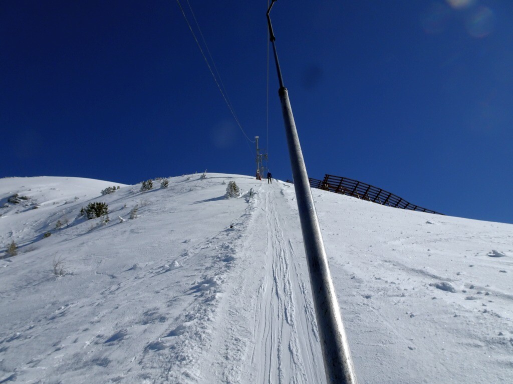 Schmale Trasse. Als Kind hatte ich hier Angst.