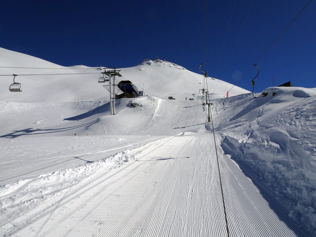 Im Les Etables. Ein Teil der Einzugsapparate wurden ersetzt.