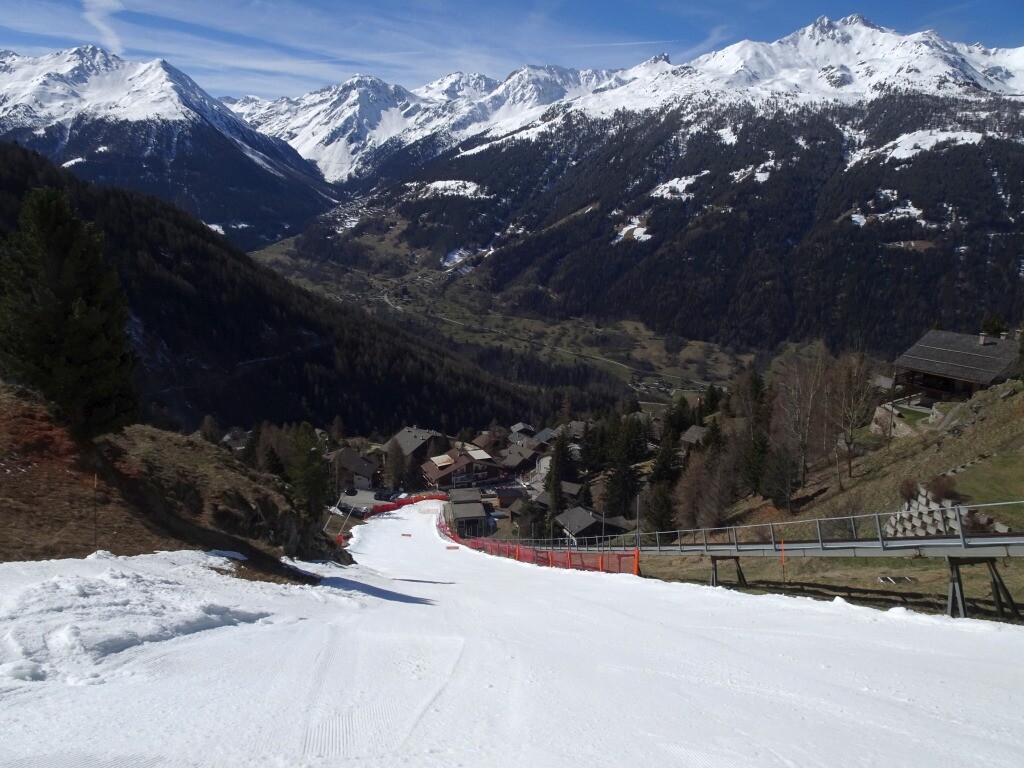 Unterer Hang, perfekt.