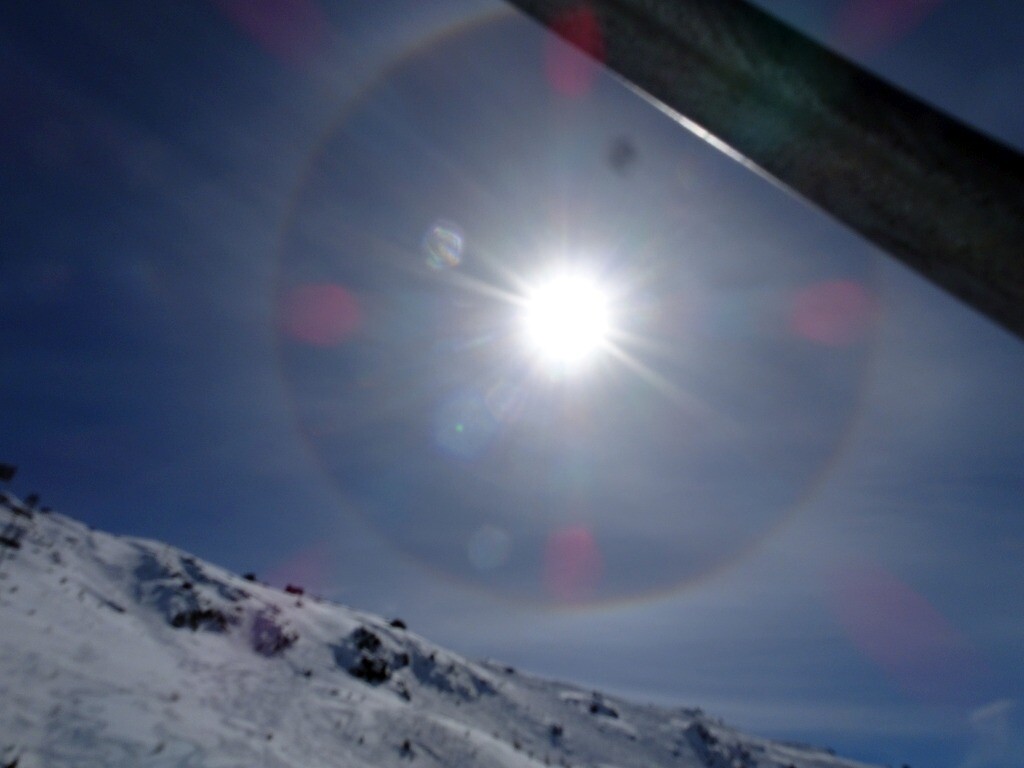 Naturphänomen – ein Halo.