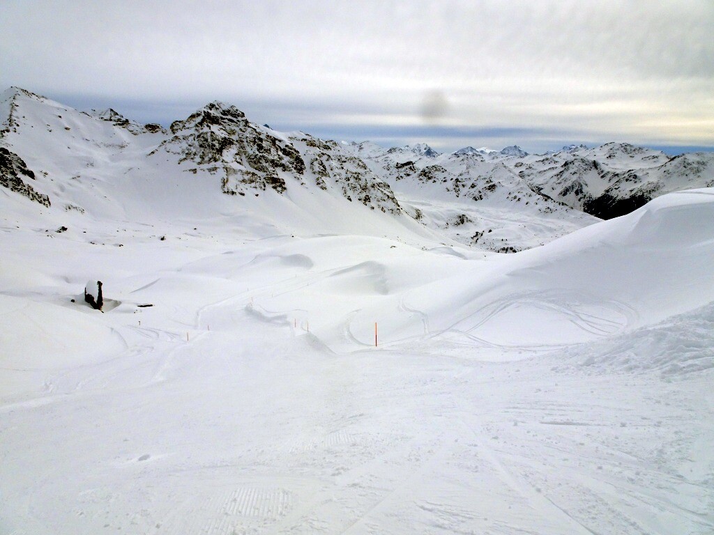 Zum Abschluss auf die Piste Prilet.