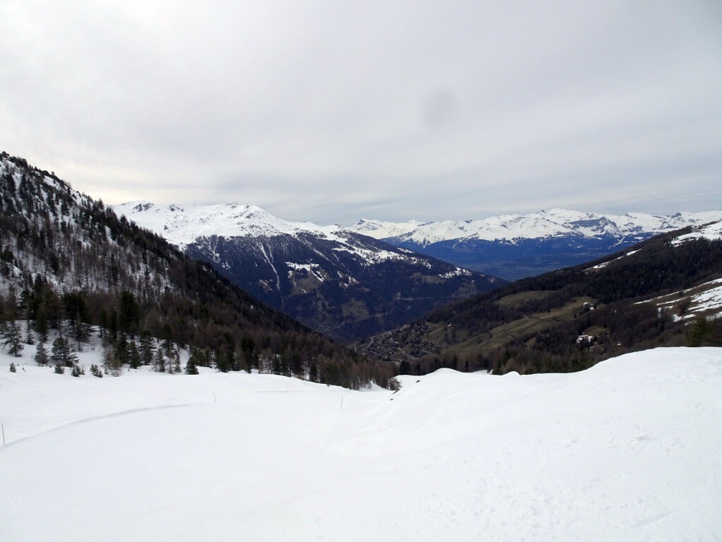 Mittelteil der Piste Prilet.