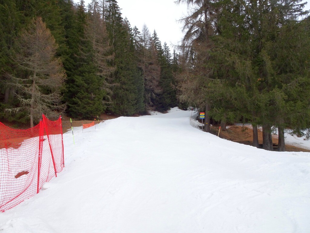 Ende der Piste Prilet.