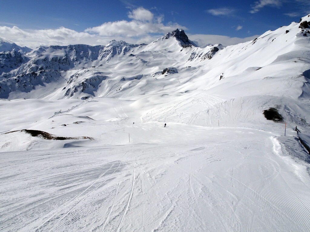 Panoramapiste am Orzival.