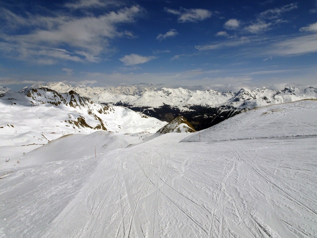 Nun auf eine andere geniale Piste: Tsa superieure.