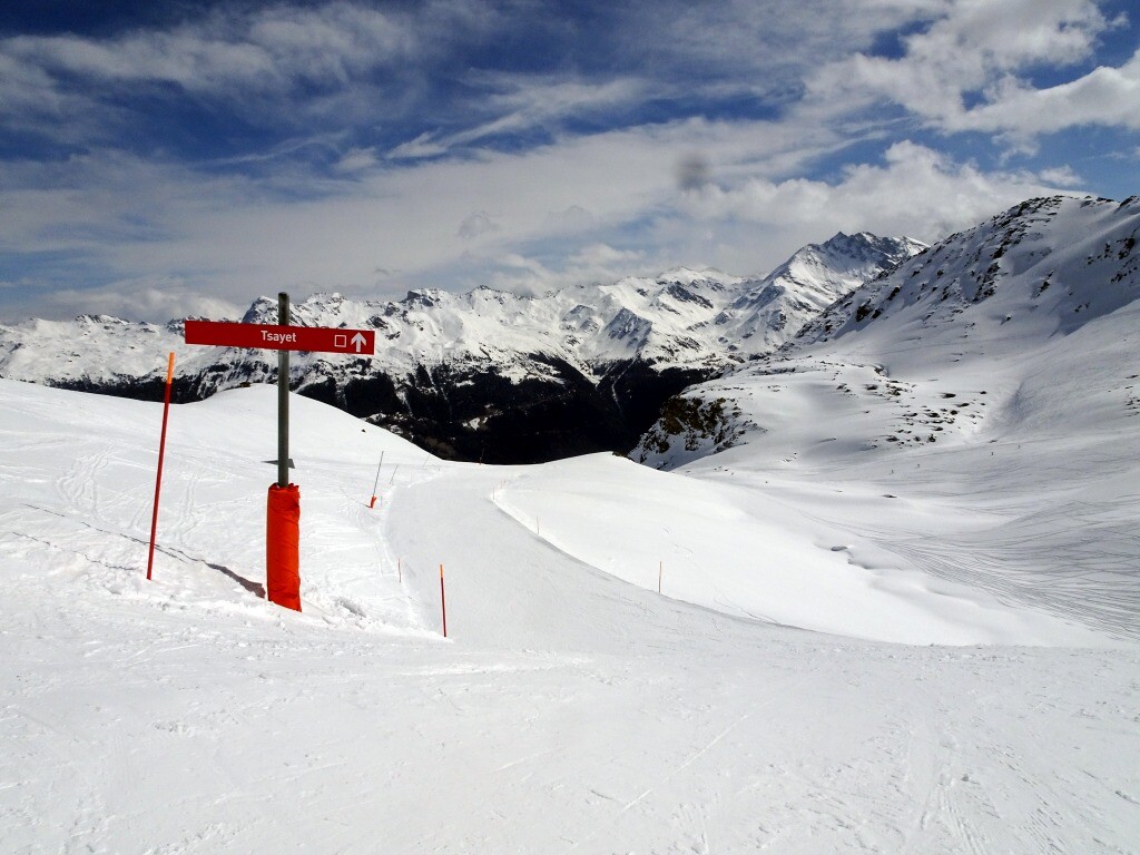 Weiter runter auf der Tsayêt – auch ein genialer Carvingabschnitt.