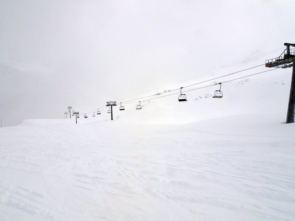 4er Sesselbahn Chiesso. Auch schon in der 20. Saison.