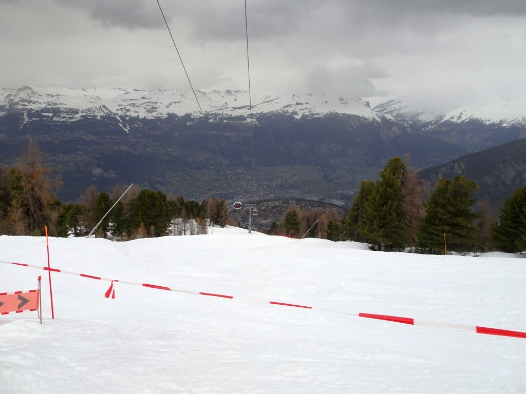 Auf Grund des Skirennens (Grand Prix Migros) war die rote Sigeroulaz Piste (FIS) geschlossen.