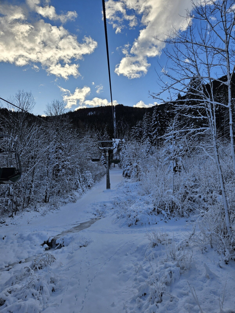 Beachtlich lange Bahn