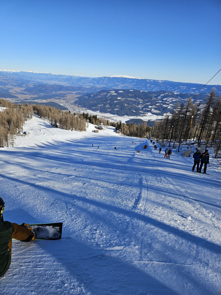 der untere Teil der Siebenhüttenliftpiste