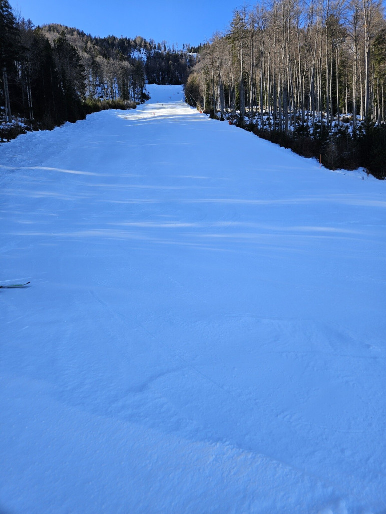 Talabfahrt, auch sehr hart, abgerutscht..