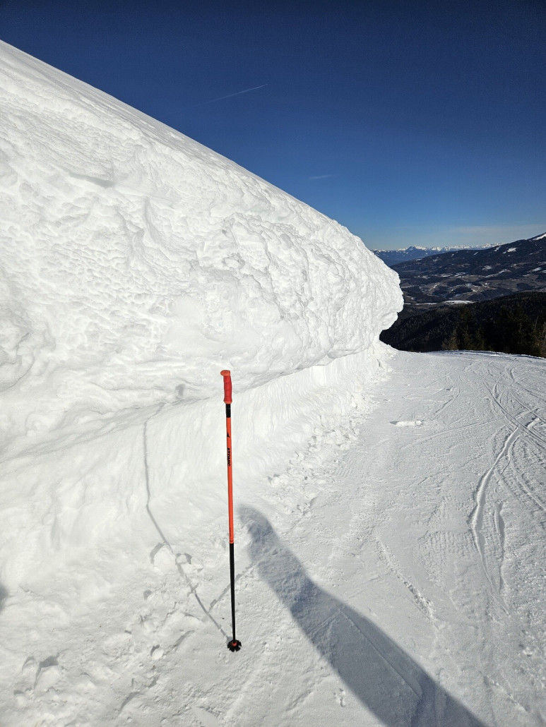 hatte schon stellenweise gut Schnee