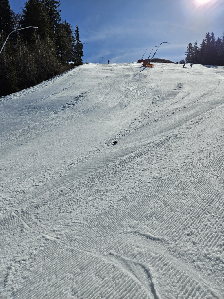 oberer Teil der 7, eigentlich schön zu fahren. Präparierung stellenweise allerdings nicht besonders gut