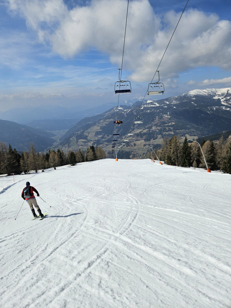 wieder an der Millstätterseebahn, hier war es richtig gut zu fahren. Das musste ich für ein paar Wiederholungen nutzen