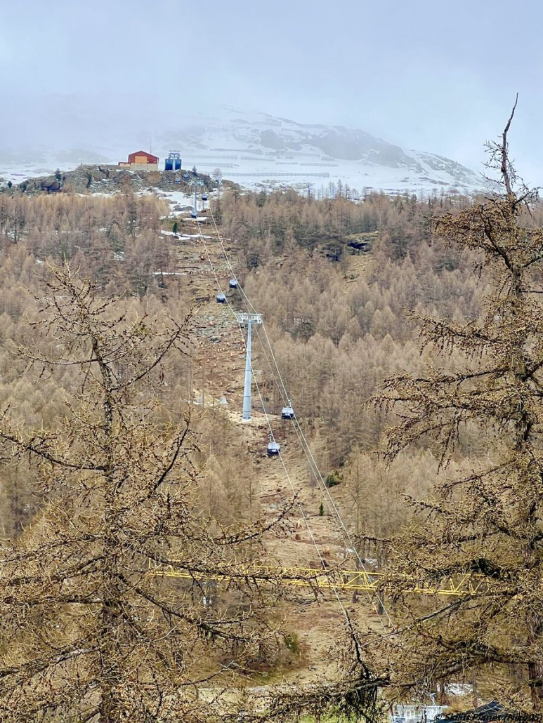 Gondelbahn Hannig in Betrieb