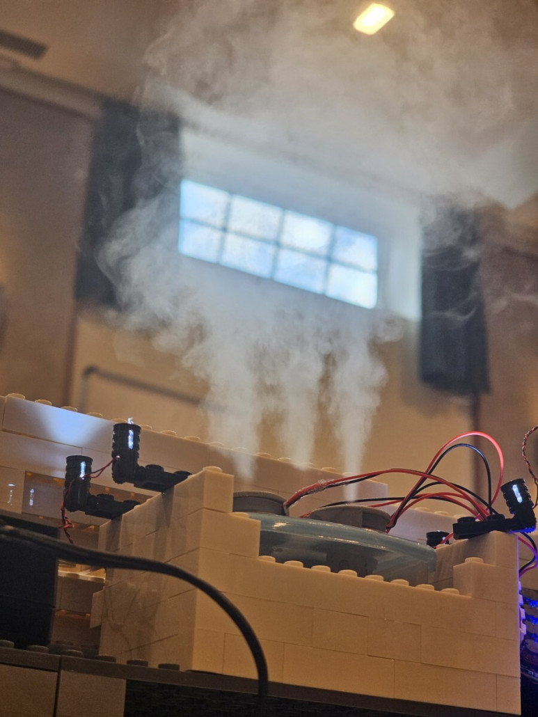 Gelöst wird das über folgende Module, die ausnahmsweise nicht aus Klemmbausteinen gebaut sind.