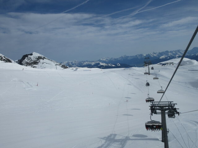 8/10-CGD Gletscherjet 3, darunter die Sonnenkarpisten