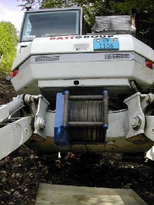 die winde des baggers