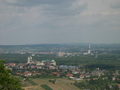 Blick auf Klosterneuburg