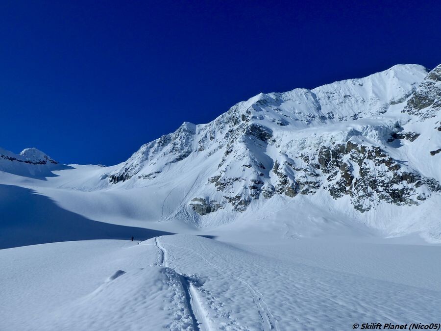 Pièce-Gletscher und dem Pigne