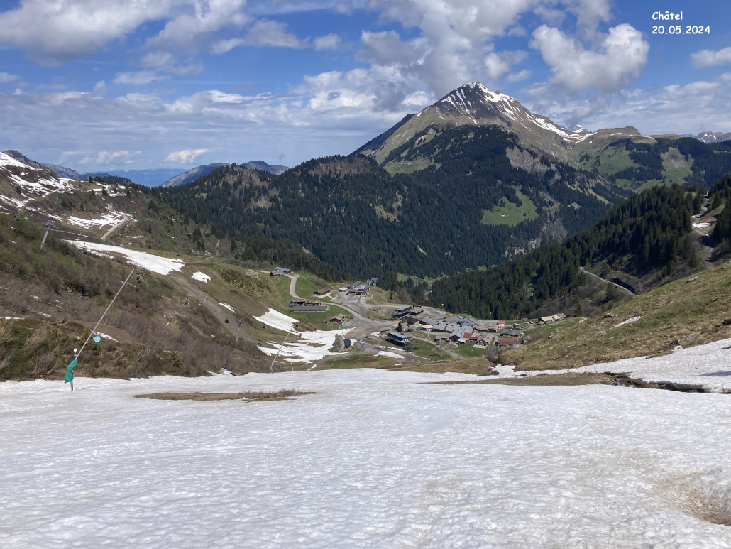 skipiste les rennes, und plaine dranse, Mont de Grange.