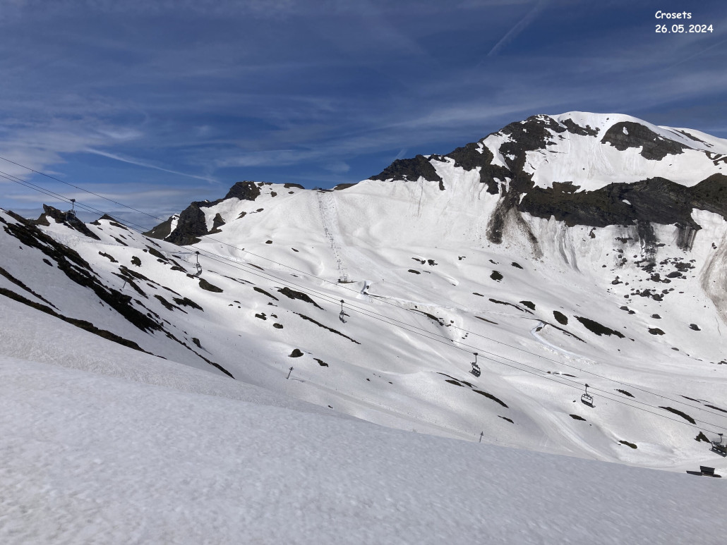 Vorlaz und Sessellift cuboré seit les cases