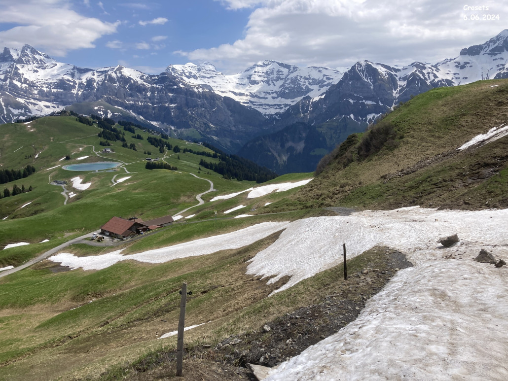 letzter Schneestreifen bis zur Straße