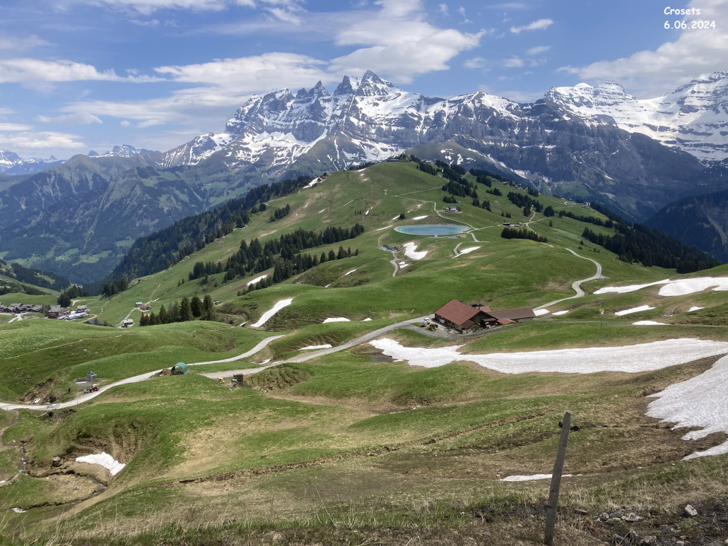 letzter Schneestreifen bis zur Straße