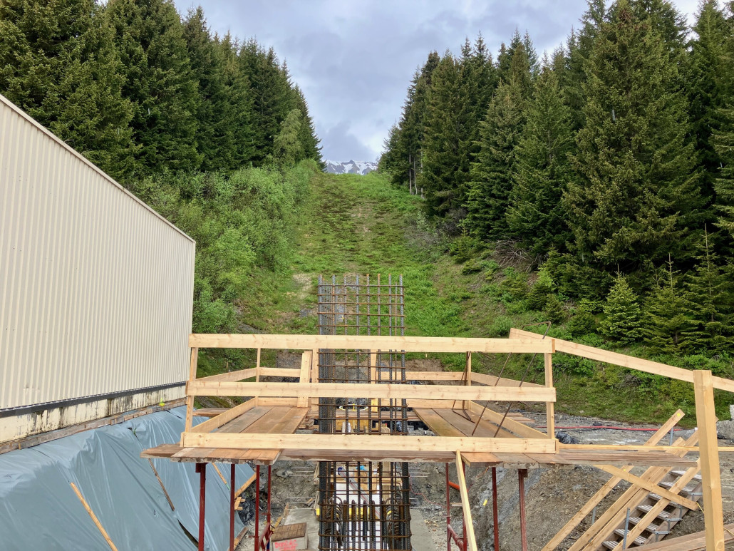 Der Stationsteher wird komplett neu gebaut