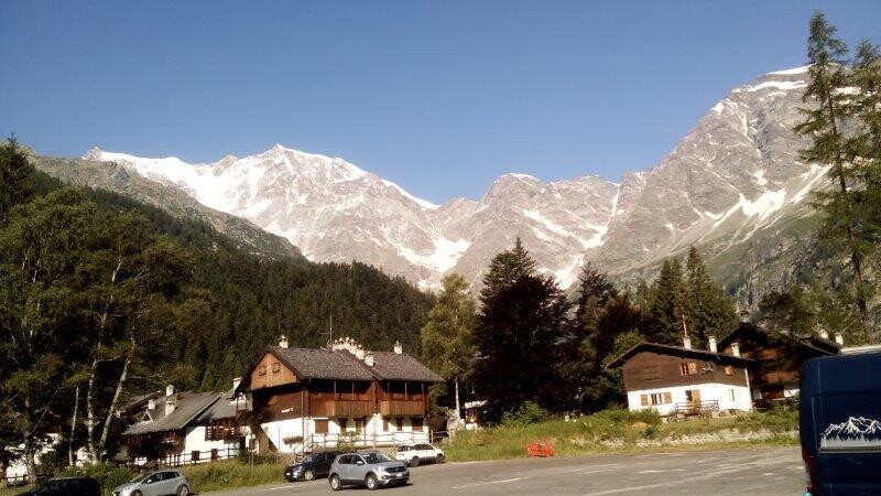 Was für ein Anblick! Die Monte Rosa Ostwand