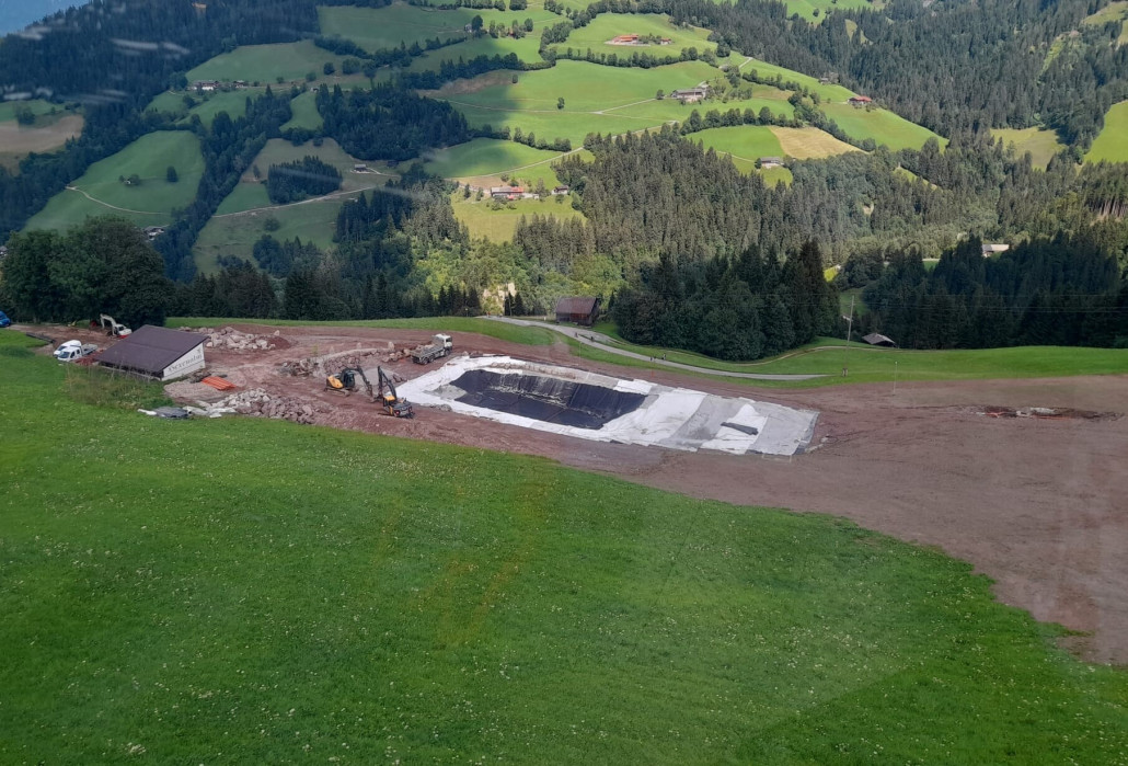 viel Aufwand für das Ganze: seit Wochen wird nun schon gewerkt