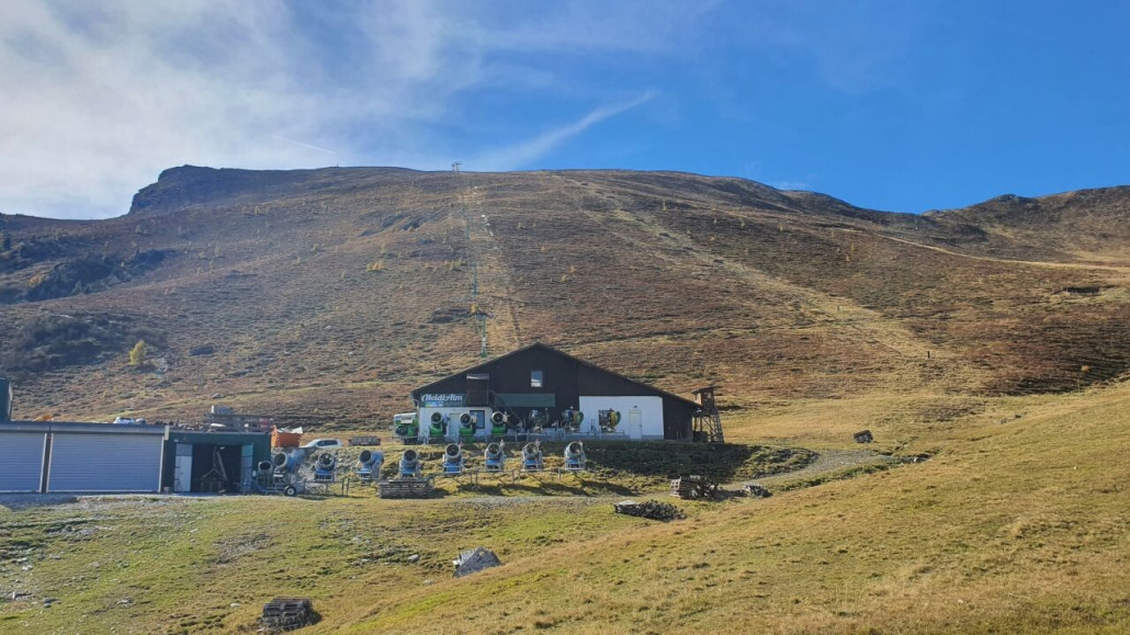 Der Spitzlift am Falkert - die Bilder im Querformat stammen vom Herbst 2022.